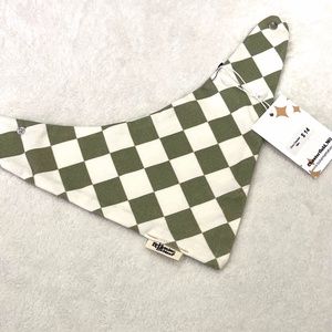 Bohemian Babies Checkered Bib NWT